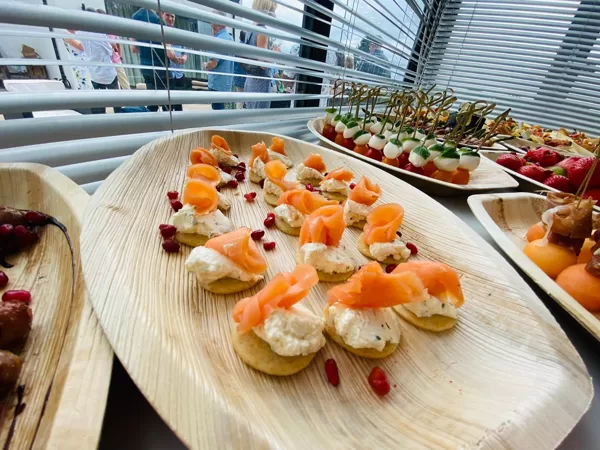 Salmon Blinis with Cream Cheese
